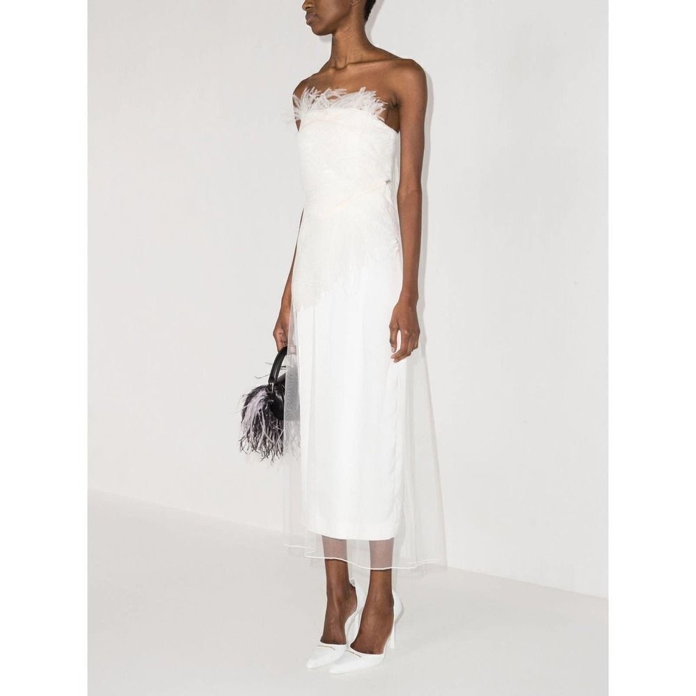 16Arlington Minelli Netting Feather Dress US8